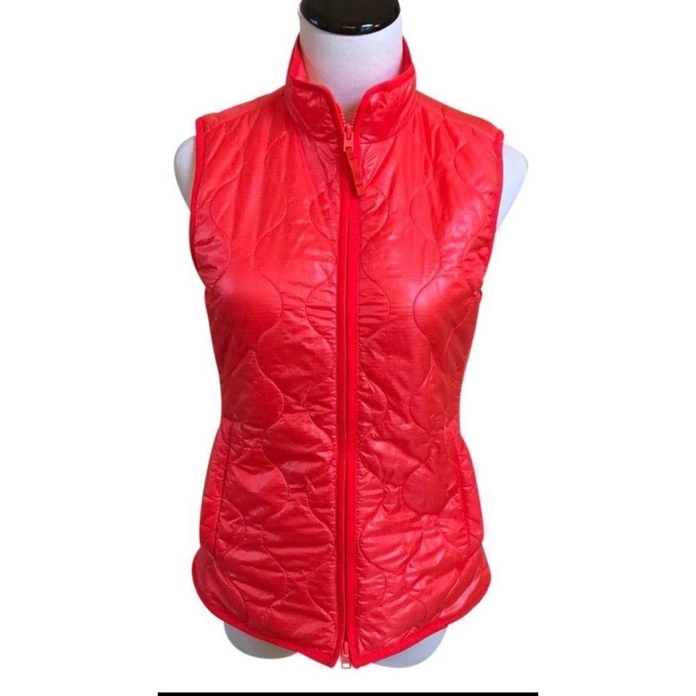 JCrew Puffer Vest Sweet Persimmon Women’s Pink Size XXS